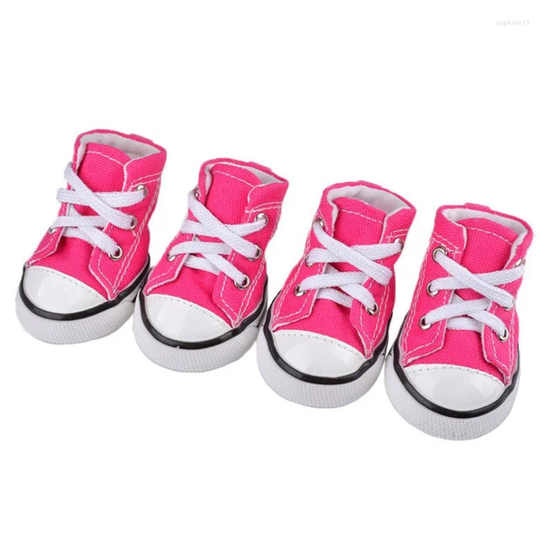 

Dog Apparel Pet Products Canvas Shoes, Rose red