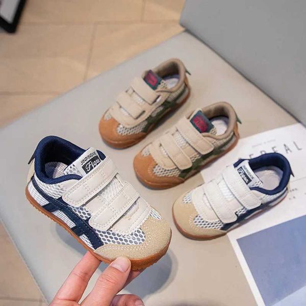 

Sneakers 2024 Spring Summer Kids Sneakers Minimalist Breathable Sports Running Shoes For Girls And Boys Barefoot Casual Walking ShoesL4620, Brown