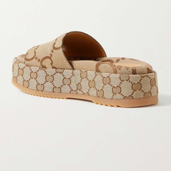 

Designer Sandals Slippers Summer Men Women Shoes Shaped Multicolor Slides Molded footbed in black Tonal rubber sole featuring shoes, #5