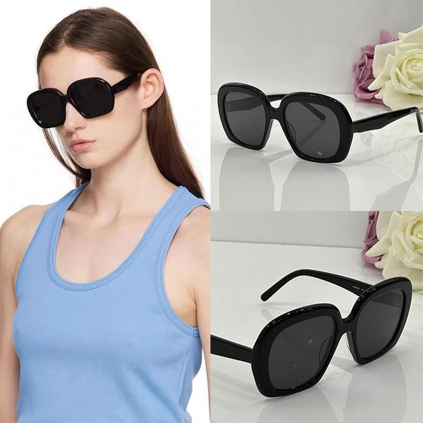 

24SS Luxury Womens Square Sunglasses LW40128 Womens Designer Square Round Acetate Fiber Frame UV400 Protective Polarized Lens Legs with Letter Logo Design