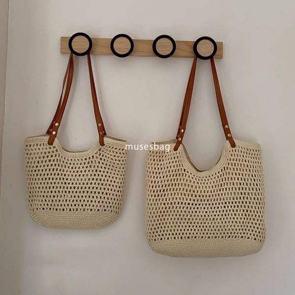 

Fashionable Women High Quality Classic Multi functional Summer Grass Woven Bag Commuting Carrier Extra Large Bag Seaside Beach Large Capacity Shoulder Bag, Beige