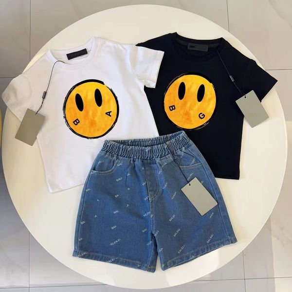 

kids designer clothes kid two piece set baby 2 pieces new Green shorts child t shirt set boy girl Short sleeved chlid tracksuit daughter Wednesday summer Comfortable, White
