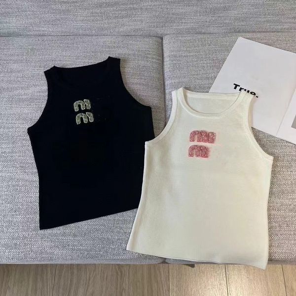 

Designer womens tank top women crop tops vest sleeveless cotton wet tank top fashionable knitted camisole tees, Black
