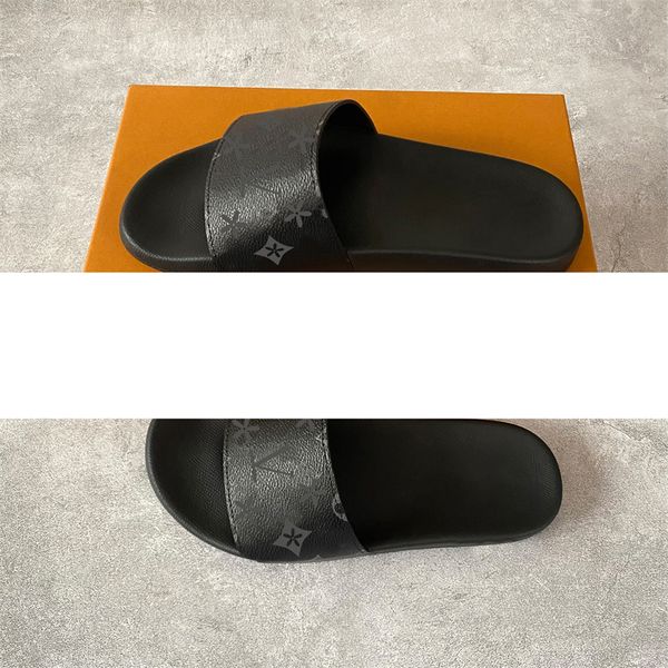 

35-46 designer rubber Mule Slipper New Womens sandale Leather flat Casual Shoe Sliders outdoors travel luxurys Designe sandal printing Summer Beach slide, #7