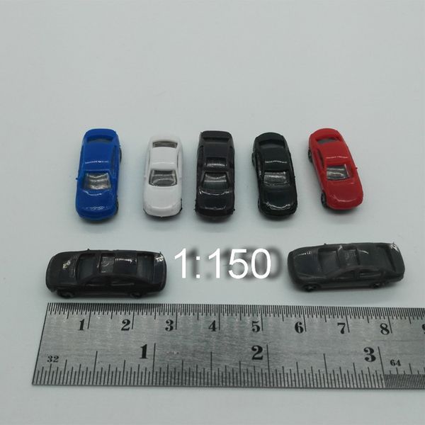 50PCS Model Cars 1:160 N Scale Building Train Layout Set Model Train HO/TT/N/Z Scale Railway Modeling Street Layout