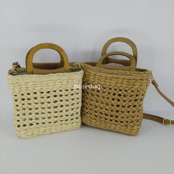 

Designer women's high-end atmospheric multifunctional single shoulder crossbody bag classic casual portable small square bag retro handmade grass woven bag, Khaki