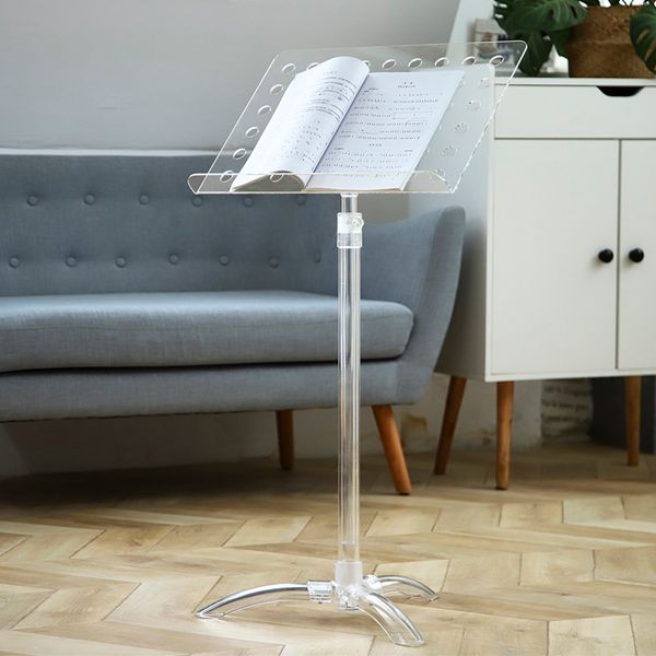 Christmas present liftable removable music stand adjustable acrylic transparent