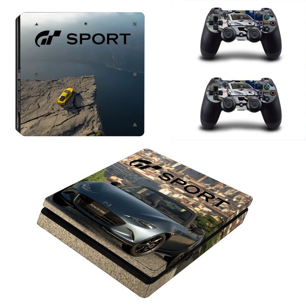Gran Turismo GT Sport PS4 Slim Skin Sticker Decal Cover Protector For Console and Controller Skins Vinyl