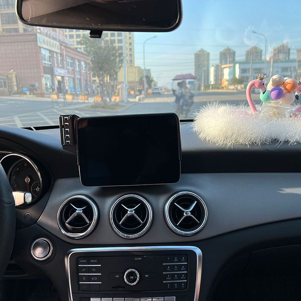 for Mercedes-Benz GLA X156 220 180 250 200 2017~2019 Car Mobile Phone Holder Support Stand Air Vent Clip Tray Accessories iPhone