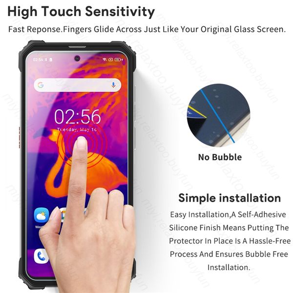 Black View BV 8900 Glass 3PCS 9H Premium Tempered Glass For Blackview BV8900 4G 6.5" Explosion-Proof Screen Protector Film Cover