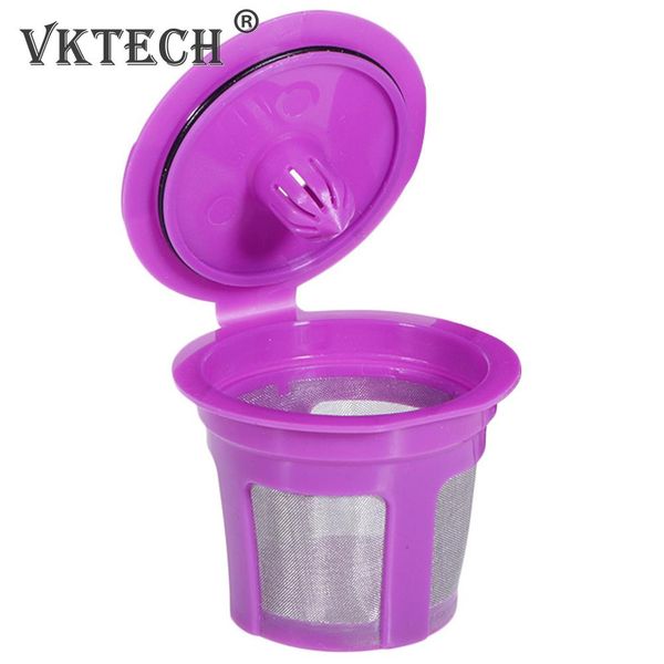 3/6PCS Refillable Coffee Filter Cup Reusable Coffee Pod Filled Capsule Compatible With Keurig 2.0 1.0 K Cup Coffee Makers