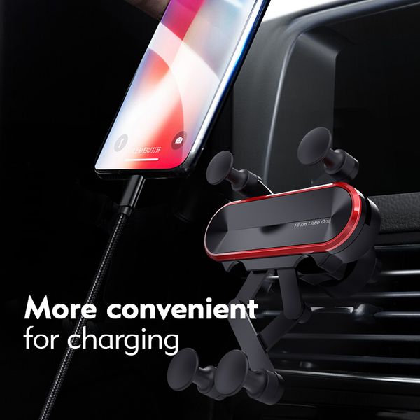 Ossky Little One Gravity Car Phone Holder Air Vent Mount Support Smartphone Mobile Phone For iPhone 13 12Pro Xiaomi Samsung