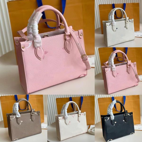

with box Best Bags Women's Casual Designer Tote Wedding Date Leather Handbag Letter Metal Triangle Shoulder Bag Street Shopping Messenger Backpackss, Color#5