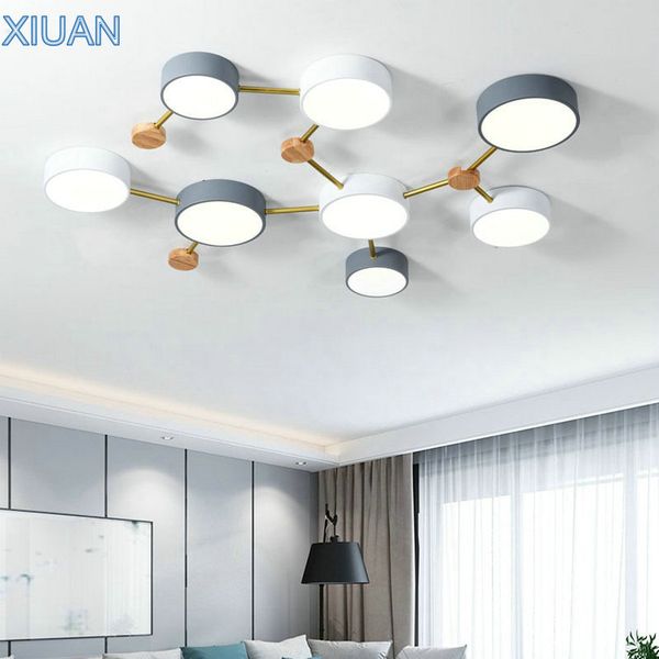 

Wood Nordic Ceiling Chandelier Light AC 220V LED Living Room Ceiling Lamp for Bedroom Children Baby Kids Room Decorative Decor