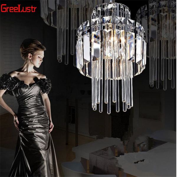 

Chandelier Nordic Room Decor Led Pendant Light Modern Dining Room K9 Crystal Hanging Lamps For Ceiling Luxury Lustre Fixture