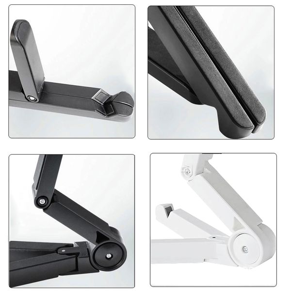 Besegad Portable Desktop Table Tablet Stand Holder Organizer Rack for Samsung Tab iPad 2 3 4 Air Mini Pro Xiaomi 7-11 Inch