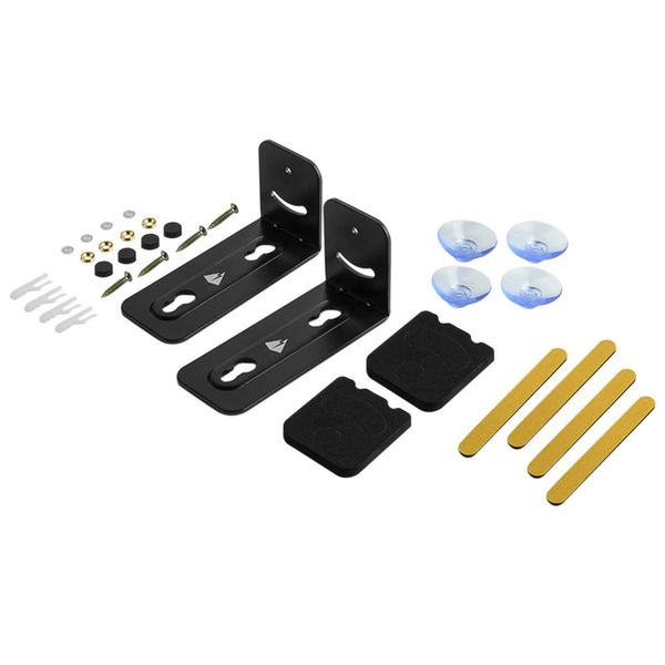 Universal Soundbar Wall Mount Metal Shelf Stand Speaker Holder Bedroom Living Room Office Audio Accessories