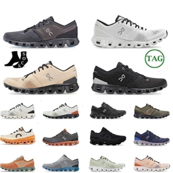 

cloud clouds HOT Running Shoes 0N Cloud X 3 black white rose sand orange Aloe ivory frame ash rose sand Fashi0N youth women men Lightweof white shoes tns, Green