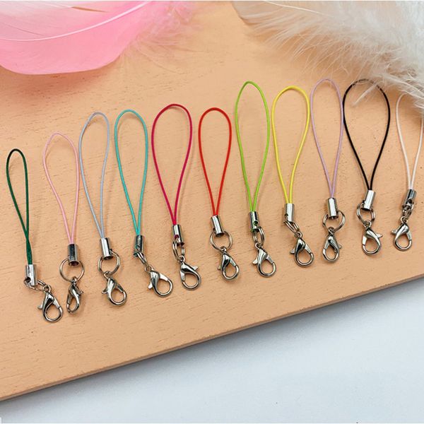 5Pcs Phone Strap Charm Lariat Lanyard W/Lobster Clasp Cords for Cell Gadgets USB Drive Keychain DIY Jewelry