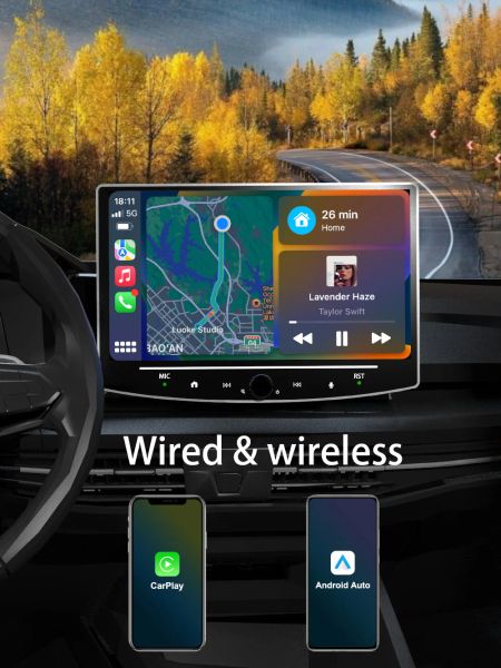 

13 Android 1 Din Floating screen car auto Universal Multimedia AI voice Carplay Stereo Radio Head Unit For Toyota Nissan Kia