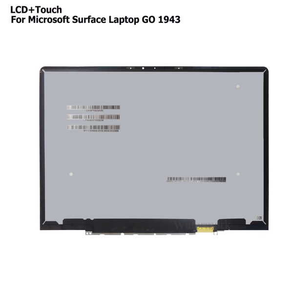 12.4" Laptop GO LCD Screen For Microsoft Surface 1943 Tablet Display Touch Digitizer Panel Assembly Replacement