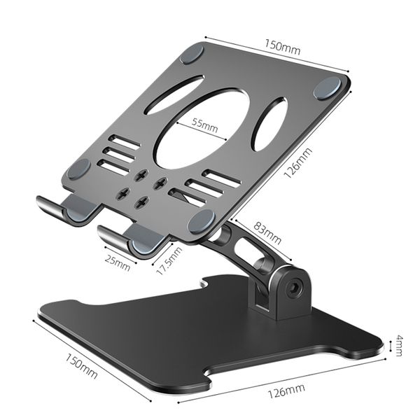 Tablet Stands Foldable Holder Dock Cradle For iPad Pro 12.9 11 10.2 Air Mini 2020 XiaoMi Samsung Huawei Desktop Adjustable Stand