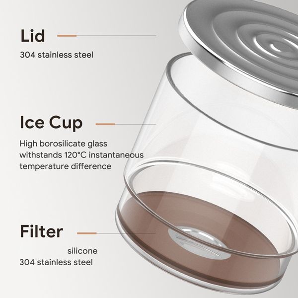 Cold Brew Coffee Maker Portable Ice Dripper Coffee Pot Precise Finish Exquisite Cold Brew Small Slow Drip Brewer