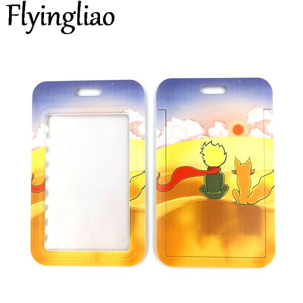Little Prince Anime Lanyard Badge Holder ID Card Lanyards Mobile Phone Rope Key Lanyard Neck Straps Keychain Key Ring Gifts
