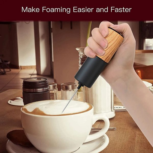 Milk Frother Handheld, Coffee Frother Handheld, Handheld Electric Stirrer, Milk Foamer Frother For Cappuccino