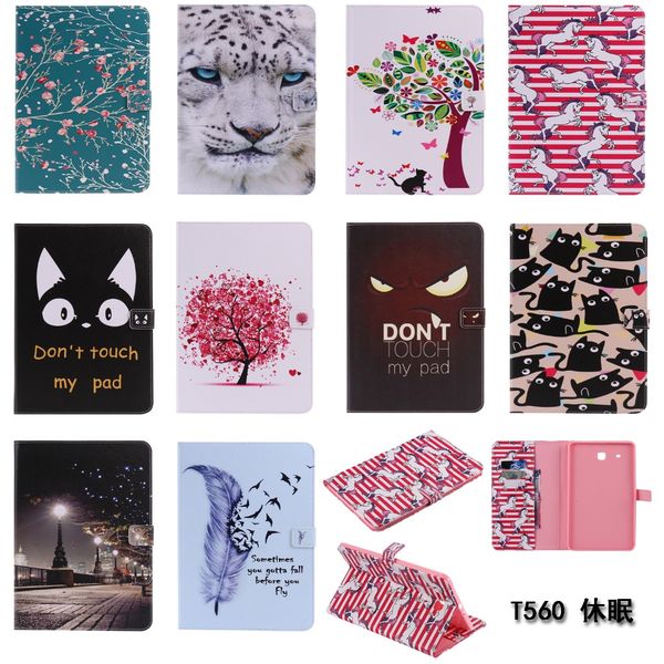 Cover For Samsung Tab E 9.6" T560 T561 PU leather Flip cover case For Samsung GALAXY Tab E 9.6 T560 SM-T560 tablet