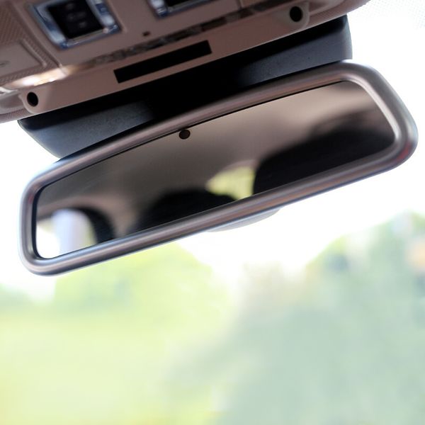 

Jaguar XE For XF XJL F-Pace F pace X761 Car Interior Rearview Mirror Frame Cover Trim ABS Chrome Sticker Styling Accessories rame