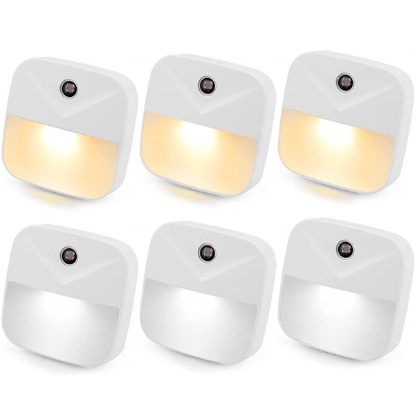 

LED 1-10Pcs Night Light with Dusk to Dawn Sensor Plug in Wall Lights Bedroom Decor Socket Lamps For Closet Hallway Pathway s