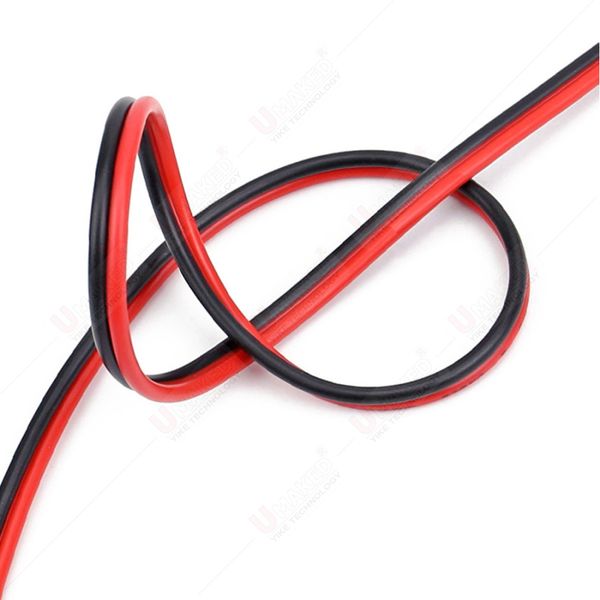 RVB14 16 18 20 22AWG 2pin Electrical Copper LED Wire Cable Red Black 2Pin Insulated Extend Cord Car Audio Speaker Wire Cable