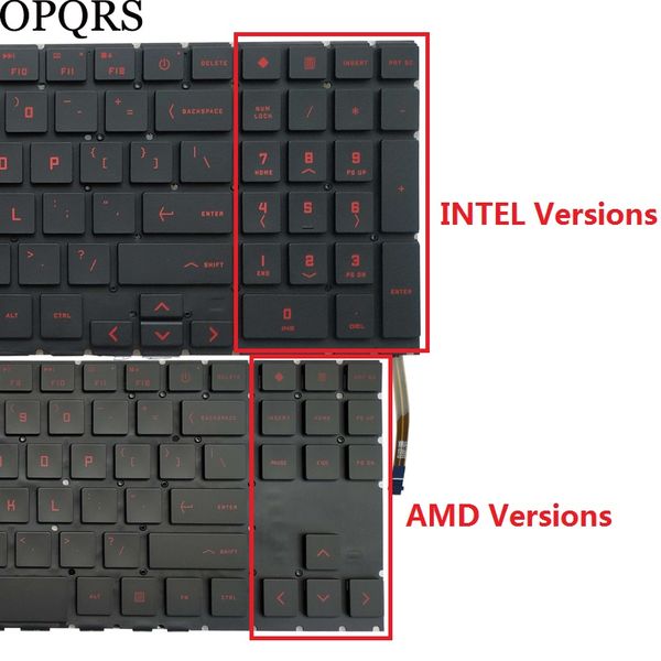 new us latin spanish laptop keyboard for hp omen 15en 15en0xxx 15zen 15en0010ca 15ek 16b 16c tpnq238 q236 q265 q267