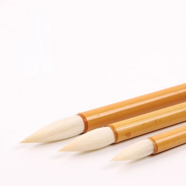 

Woolen Hair Painting Brush Pen Set Chinese White Drawing Claborate-style Painting Brush Pen Official Seal Script Chinese Watercolor Brush Pen