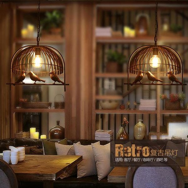 

Nordic Black Bird Lights Bedroom Dining Room Pendant Lamp Kitchen Lamp Restaurant Cafe Light Chandelier DropLight Drop
