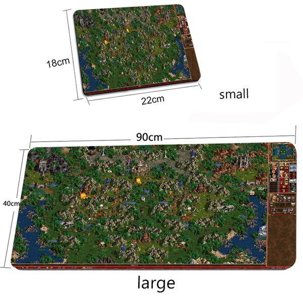 Heroes of Might and Magic 3 Mats Pc Gamer Computer Accessories Mouse Carpet Gaming Laptop Keyboard Pad Desk Mat Large Mause Pads