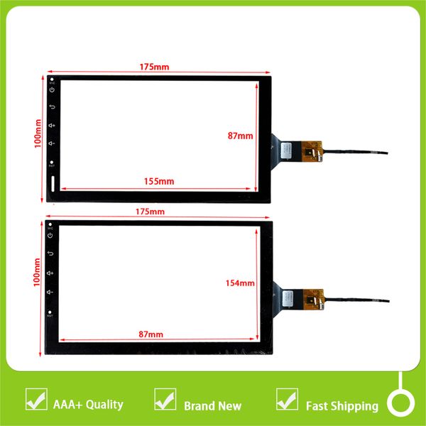 

7 New inch TPC0013-V02 TPC0021 Capacitive screen For GPS CAR 175mm*100mm 174*100 Touchsensor glass 15mm*100mm 14*100