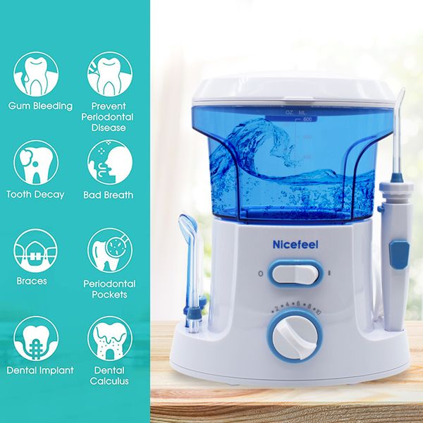 Oral Irrigator Water Flosser Dental Teeth Cleaner 10 Pressures Electric Water Pick For Braces and Dental Calculus Remover