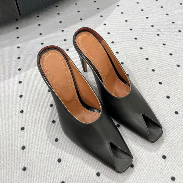 

Designer Dress Shoes Women Heels Open Toes heels slip on women's Brand 11.5 cm High Heel slippers sandals Party factory shoes with box, Blue