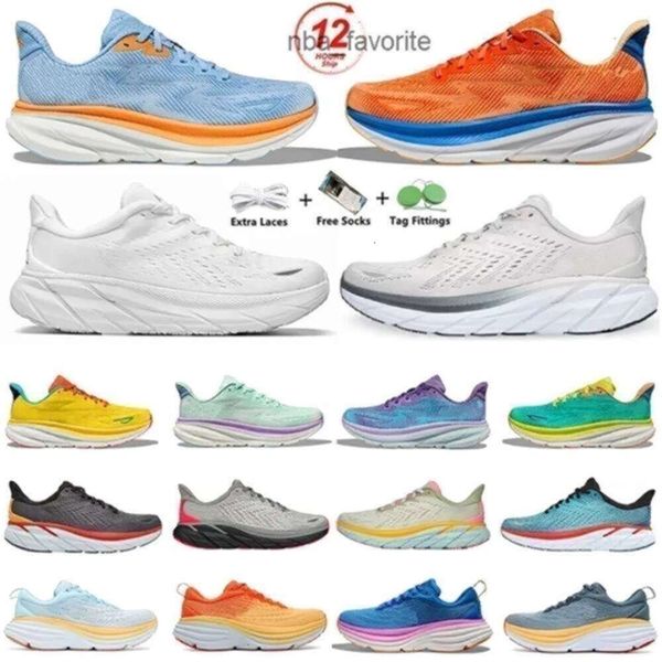 

8 Bondi Clifton 9 Cliftons 8 Casual Shoes Sports Harbor Mist Black White Carbon x 2 Free People Designer Athletic Bondis 8 Mens Women Trainers Sports Sneak, Brown