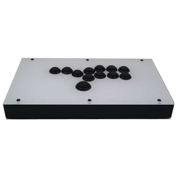 RAC-J800B All Buttons LeverLess Style Arcade Joystick Fight Stick Game Controller For PS4/PS3/PC Sanwa OBSF-24 30 White Black