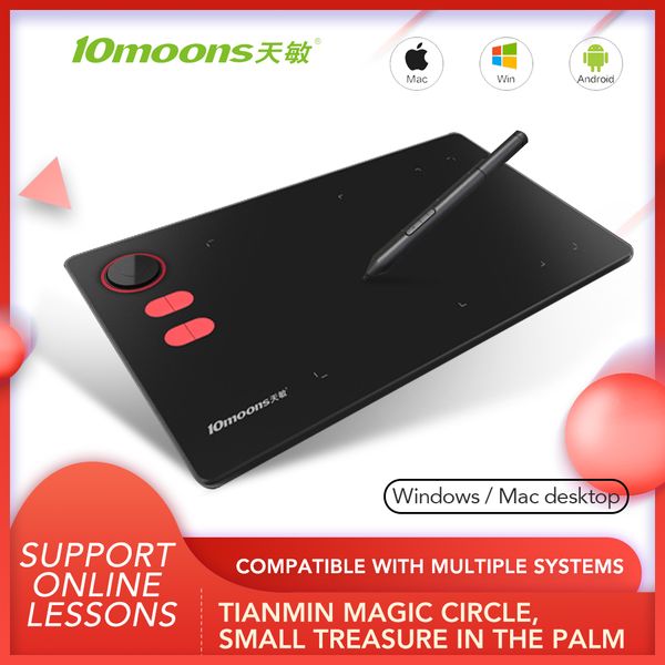 TISHRIC G20 Graphic Tablet XP Pen Graphics OSU Drawing Wacom 8192 Pressure Sense Board
