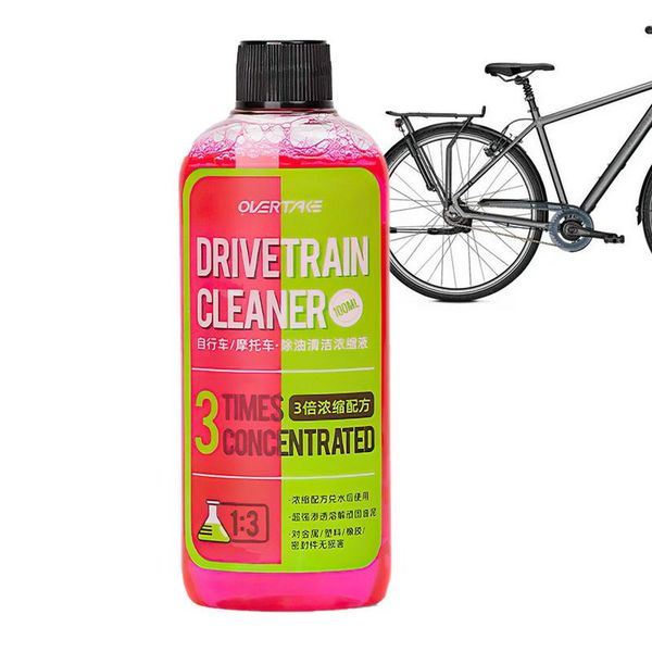 100ml Bike Drivetrain Cleaner Bicycle Chain Cleaning Maintenance Liquid Degreaser Tool for Road Bikes