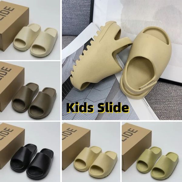 

Children Slippers Kids shoes Sandals Sand Sail White Black Bone Designer boys girls Slipper youth little baby Slides, #1