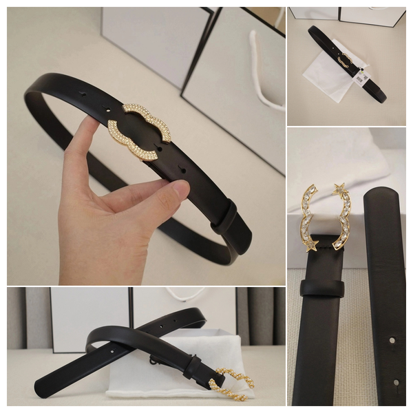 

Fashion Womens Designer Gold button Belt Width 2.5cm Square Needle Buckle Narrow Style Classic Ladies Waistband High Quality 90-115cm Length, D1