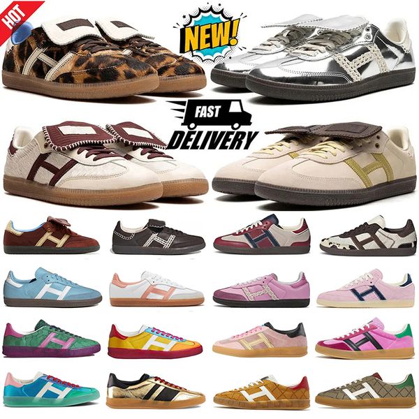 

Designer Casual Shoes Sneakers Wales Bonner Men Women Trainers White Core Black Collegiate Blue Clear Pink Dark Green Outdoor Sports Sneakers Jogging Walking Shoe, Color#1