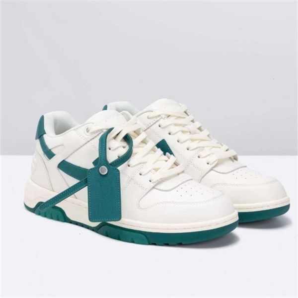 

Top Luxury Out of Office Men Trainers Shoes Calfskin Leather Jogging Low Sneakers Nylon Rubber Sole Tech Party Dress Skateboard Walking Eu35-46, S65