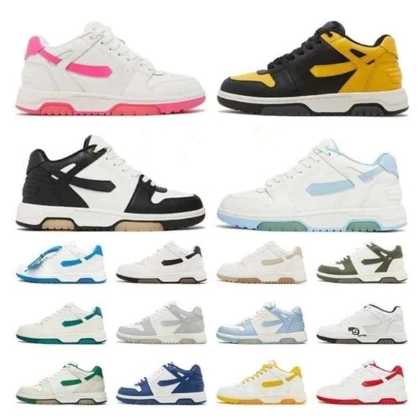 

Shoes Top Leather Quality Out of Office Ooo Low Tops Platform Sneakers White Panda Black Green Grey Olive Syracuse Skate Trainers Sports 36-45, 9_color