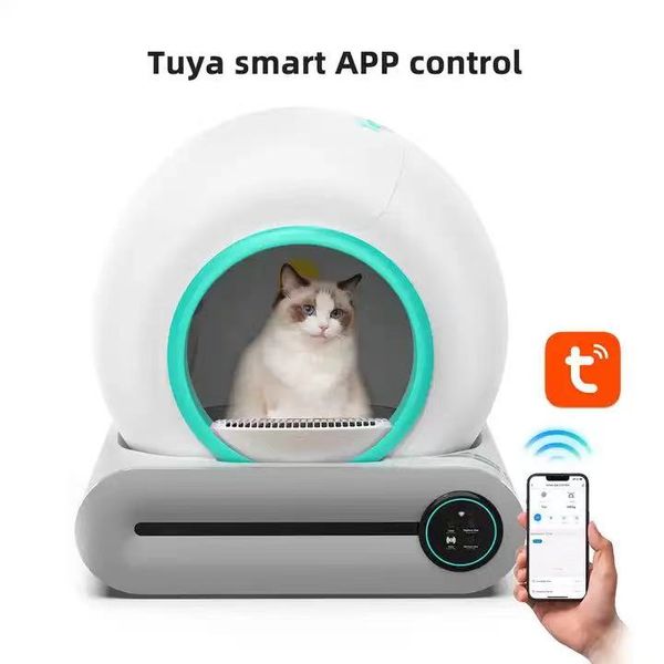 

Automatic Cat Litter Box | Self-Cleaning with Odor Control, Eco-friendly, No Waste